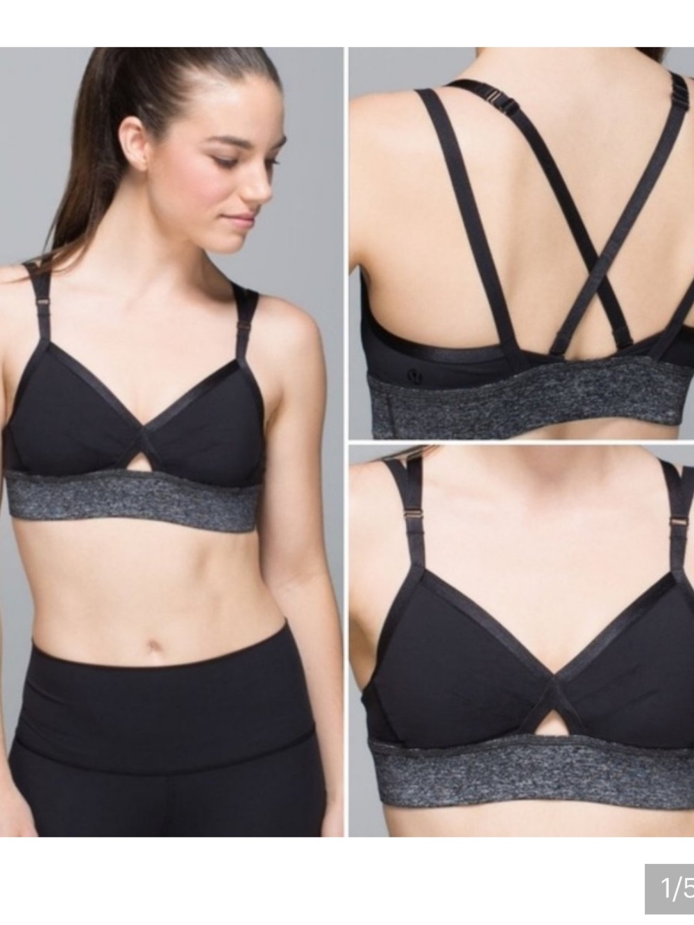 Lululemon If You're Lucky Bra 6 keyhole adjustable straps
